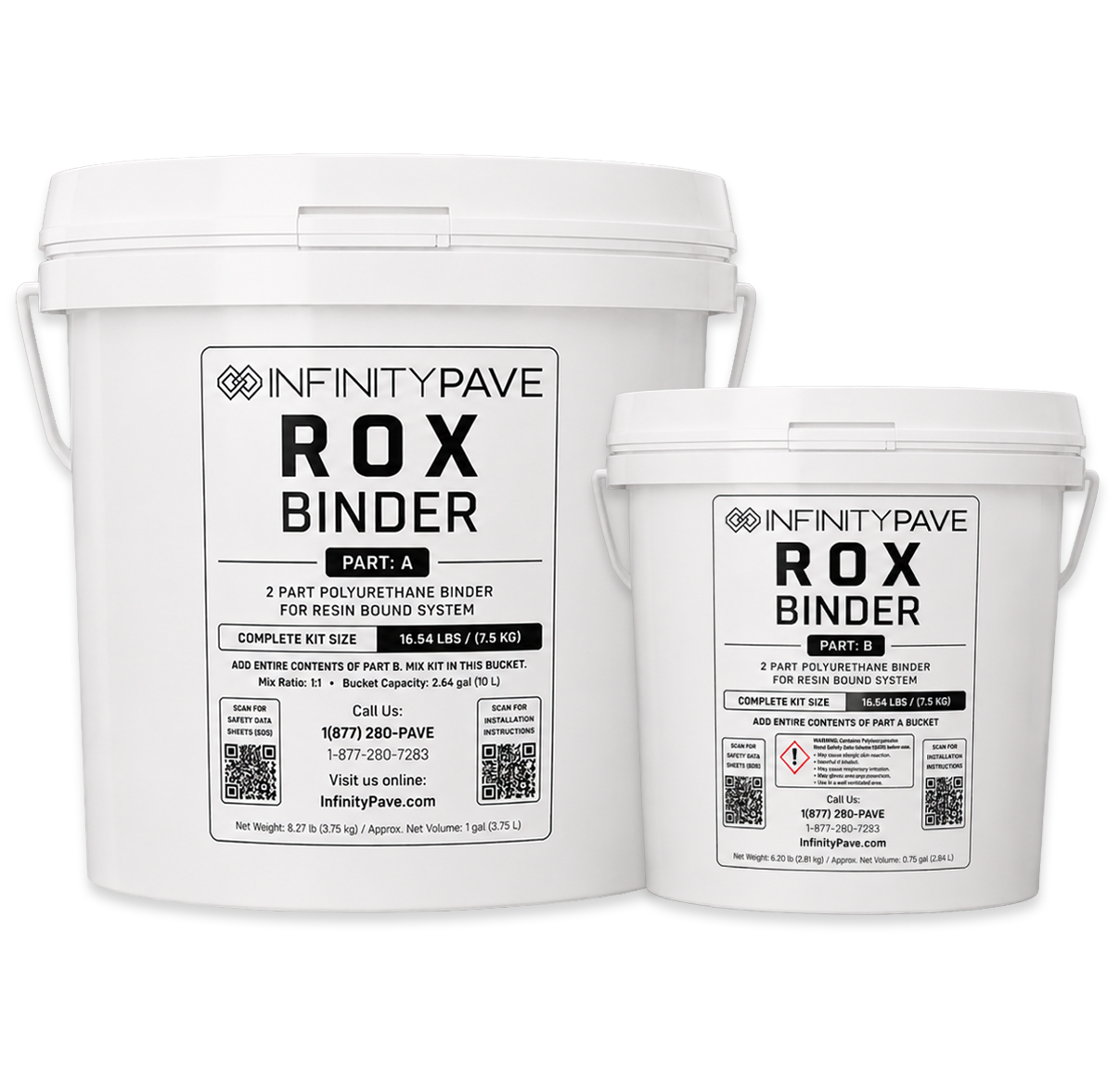 InfinityPave ROX Binder buckets